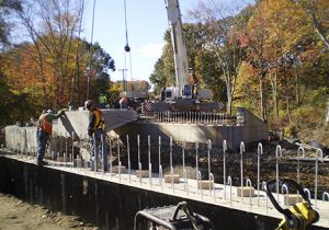Emergency Bridge Construction Site